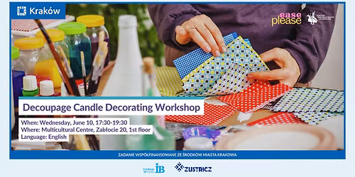 Decoupage Candle Decorating Workshop