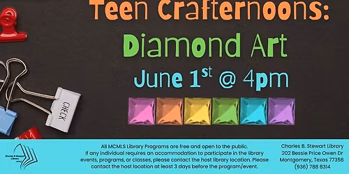 Teen Crafternoons - Diamond Art