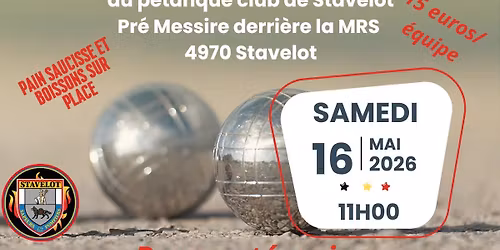 Tournoi de P\u00e9tanque en triplette 