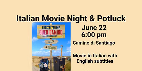 Italian Movie & Potluck 