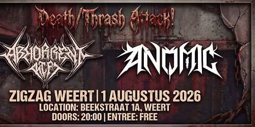 Abhorrent Rift + Anomic LIVE @ Zig Zag Weert