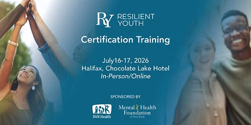 Resilient Youth Training Certification-In person\/online