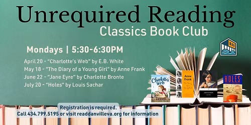 Unrequired Reading\u2014Classics Book Club