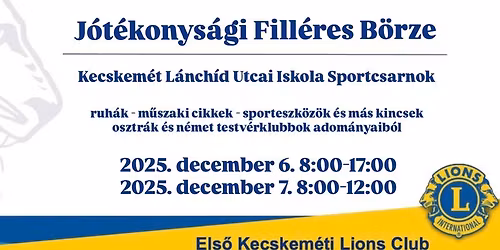 J\u00f3t\u00e9konys\u00e1gi Fill\u00e9res B\u00f6rze