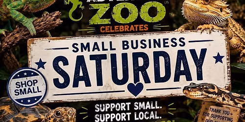 Small business Saturday at the Reptile Zoo