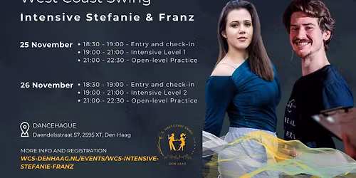 West Coast Swing Den Haag - Intensive with Stefanie & Franz
