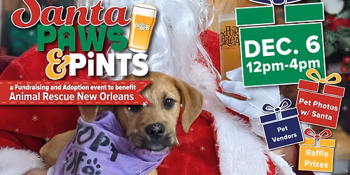 Santa Paws & Pints: Pet Photos w\/ Santa