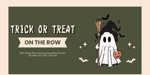 Trick or Treat on the Row