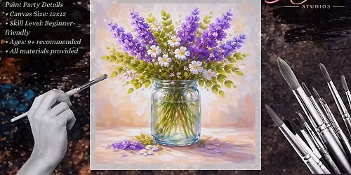 Wildflower Whimsy | $29 | Paint Night (Quad Cities \u2013 Moline, IL)