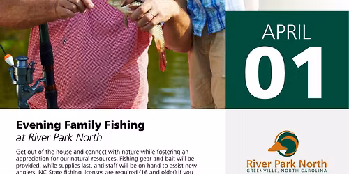 Evening Family Fishing at River Park North