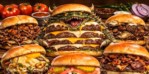 SUPER SAMPLING SATURDAY - Try Every Burger For One Low Price