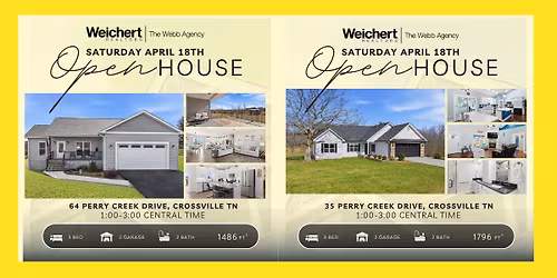 OPEN HOUSE PERRY CREEK DRIVE CROSSVILLE, TN