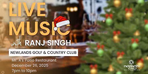 Ranj Singh Live @ Mr. A's Patio Restaurant