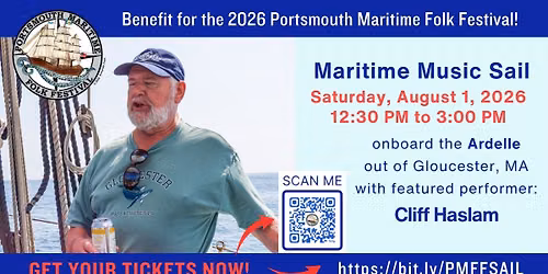 PMFF Benefit - Maritime Music Sail with Cliff Haslam