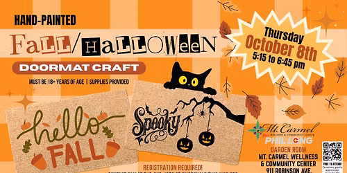 Fall\/Halloween Doormat Craft