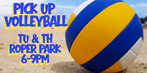Pick Up Sand Volleyball