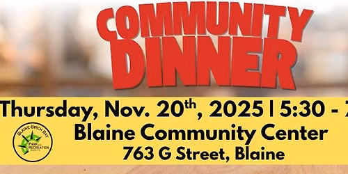 Community Dinner - November