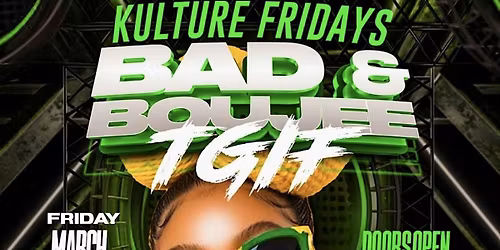Kulture Friday NYC Pisces Party Ladies HipHop RNB Reggae Afrobeat soca TGIF