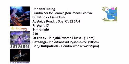 PHOENIX RISING \u2013\tFundraiser for Leamington Peace Festival