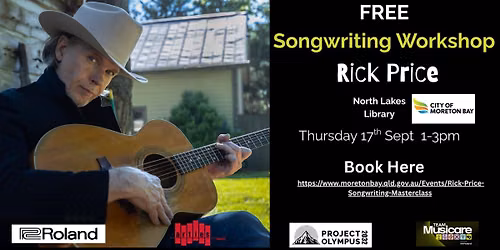 Rick Price Songwriting Workshop FREE