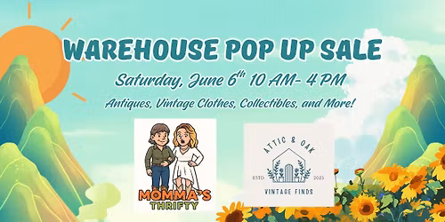 Warehouse Pop Up Sale 