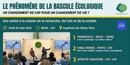Le bascule \u00e9cologique : un changement de cap pour un changement de vie ?