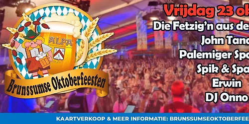 Brunssumse Oktoberfeesten 2026 vrijdag
