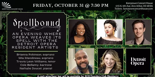 Spellbound: An Evening Where Opera Weaves Its Spell with the Detroit Opera Resident Artists