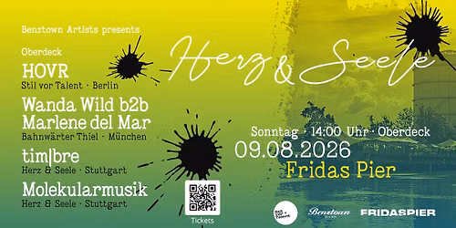 HERZ & SEELE OPEN AIR \u00b7 09.08.2026 \u00b7 FRIDAS PIER OBERDECK