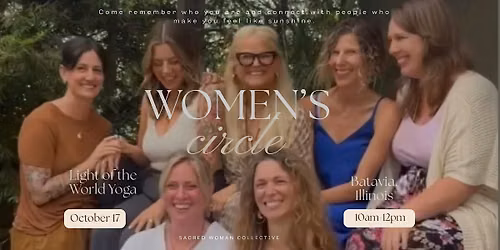 Women's Circle and Sound Healing with Sally Meyers