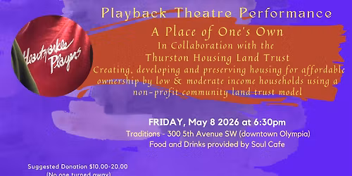 Playback Theatre Performance - A Place of One's Own