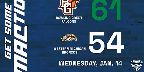 Bowling Green Falcons at Western Michigan Broncos Football at Waldo Stadium