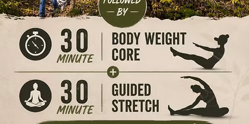 Hike. Core. Guided Stretch 