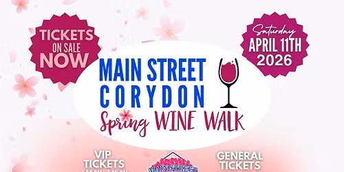 10th Annual Spring Wine Walk - Corydon, Indiana