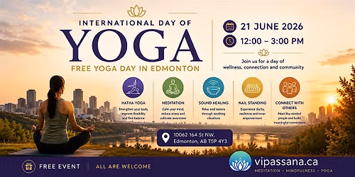 International Yoga Day 2026 \u2013 Free Community Event in Edmonton