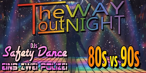 Klubb The Way Out Night, 80s vs 90s (West Pride 2026)
