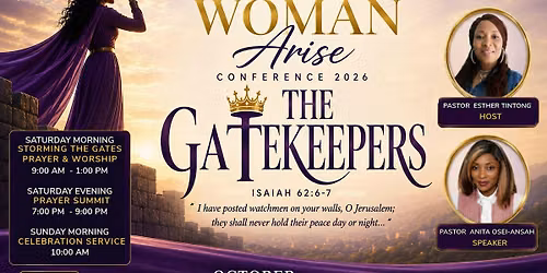 Woman Arise 2026 "The Gate Keepers"