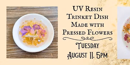 UV Resin Trinket Dish Workshop