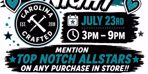 Spirit Night at Carolina Crafted Downtown Hickory