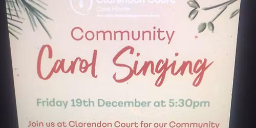 Clarendon court carol singing