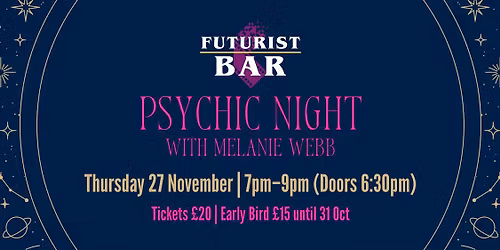 Psychic Night with Melanie Webb of Intuitive Reading