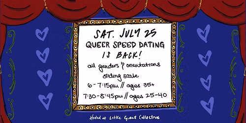 July Queer Speed Dating