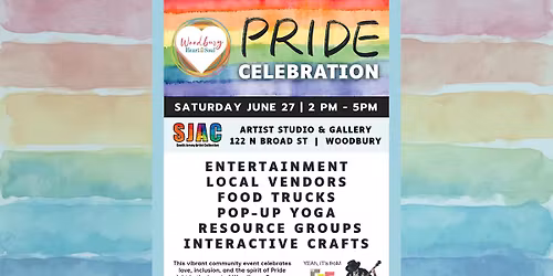 Woodbury Heart & Soul\u2019s Pride Celebration @ SJAC \ud83c\udf08