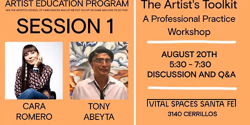 Artist Education Program, Session 1: The Artist's Toolkit
