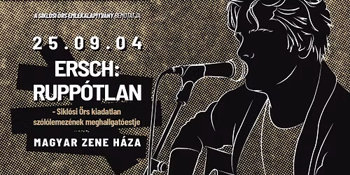 Sikl\u00f3si \u00d6rs kiadatlan sz\u00f3l\u00f3lemez\u00e9nek meghallgat\u00f3estje || Ersch: Rupp\u00f3tlan