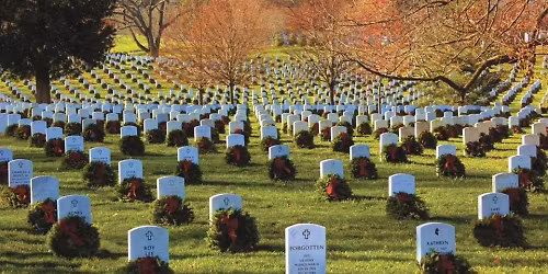Christmas Wreath Placement; Alexandria National Cemetery; brunch afterward
