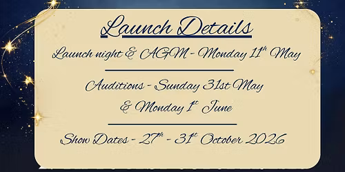 BEAUTY & the BEAST Launch Night & AGM