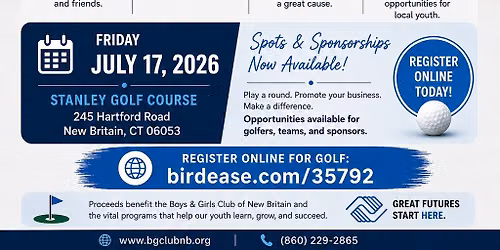 Boys & Girls Club of New Britain Annual Golf Tournament