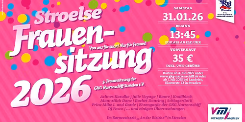 Stroelse Frauensitzung 2026