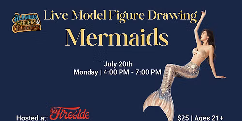 Live Model Figure Drawing \u2013 Mermaids